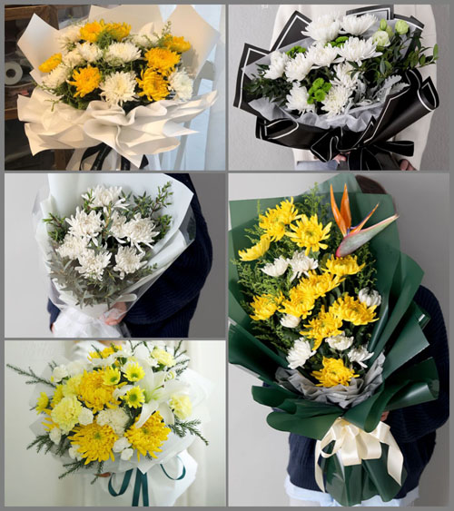 浙江省衢州龙游县石佛乡三和村白事花束代送